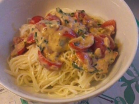 ミニトマトとツナのマヨそうめん バジル入り レシピ 作り方 By Sayobo 楽天レシピ ミニトマトとツナのマヨそうめん バジル入り レシピ 作り方 By Sayobo 楽天レシピ